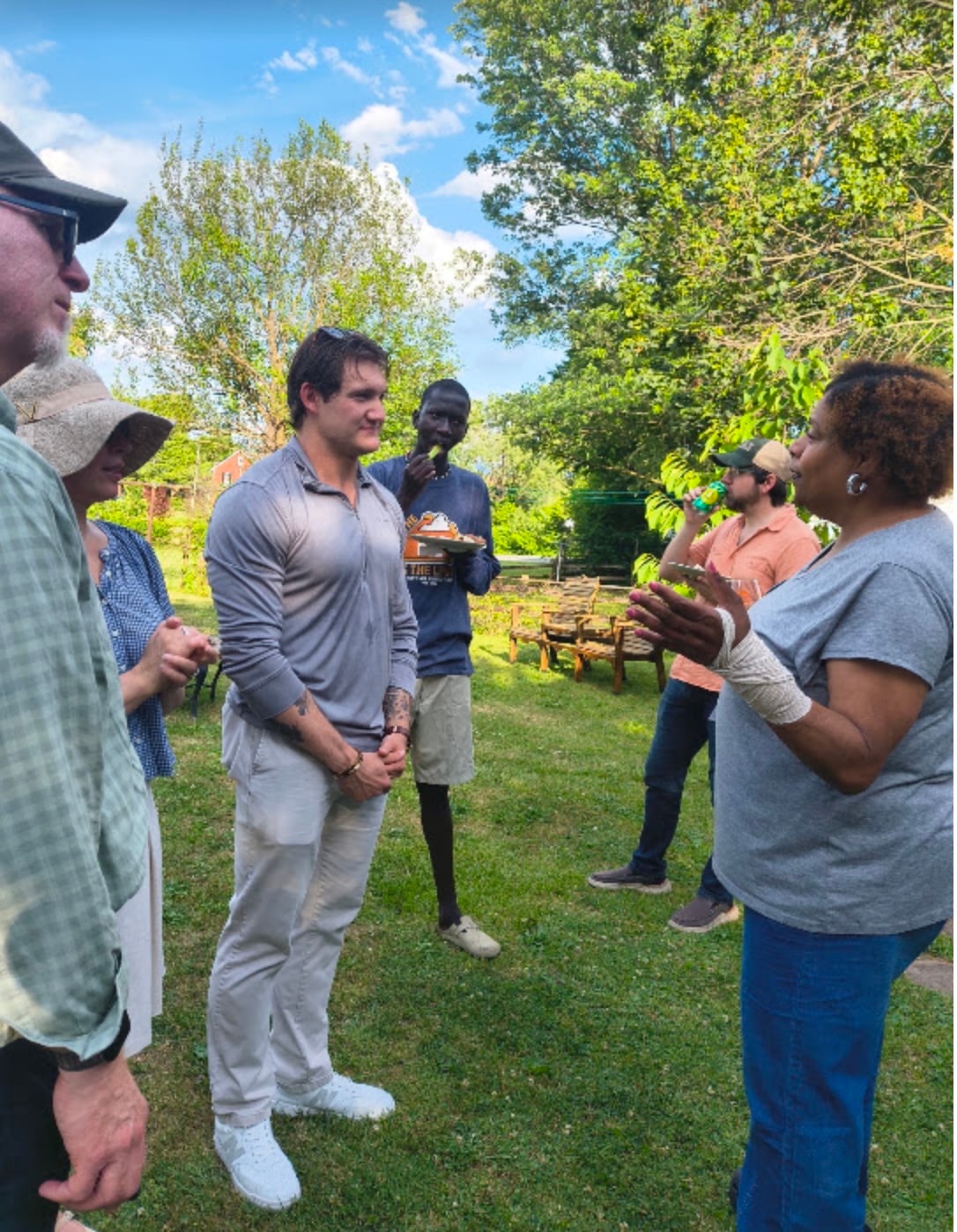 Community gathering in the Shenandoah Valley